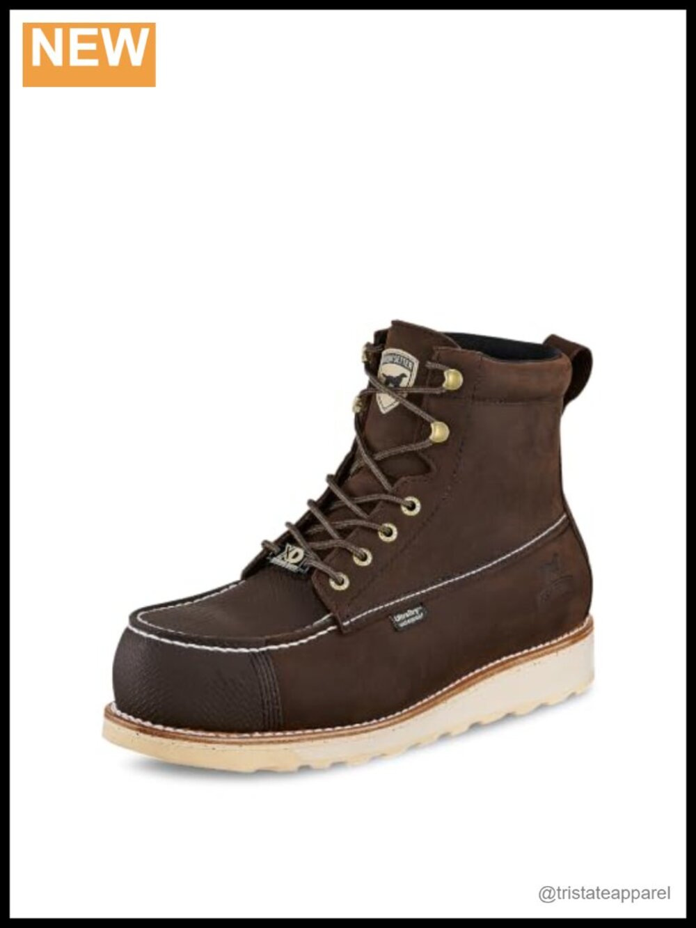 Mens Waterproof Nano Toe Work Boots Ankle Wedge Sole